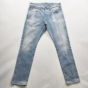 지스타로우 청바지 스판 연청 데님 사이즈34 R4183
