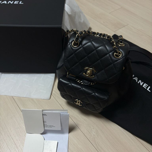 샤넬 듀마 원포켓 백팩 스몰 카프스킨