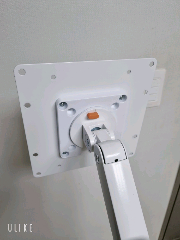 화이트 모니터 TV 스탠드 받침대 거치대--4