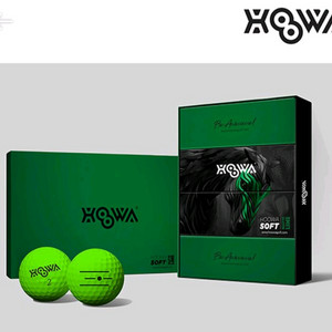 택포새상품 후와 소프트 골프공 1BOX (12볼) 라임색