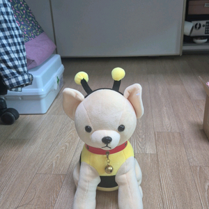 꿀벌 강아지 인형