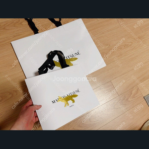 메종키츠네 쇼핑백 새제품 판매