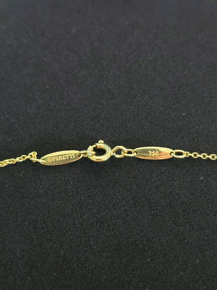 TAFFANY&CO 티파니앤코 18k 5다이아오픈하트목걸이 넥글리스 정품--9