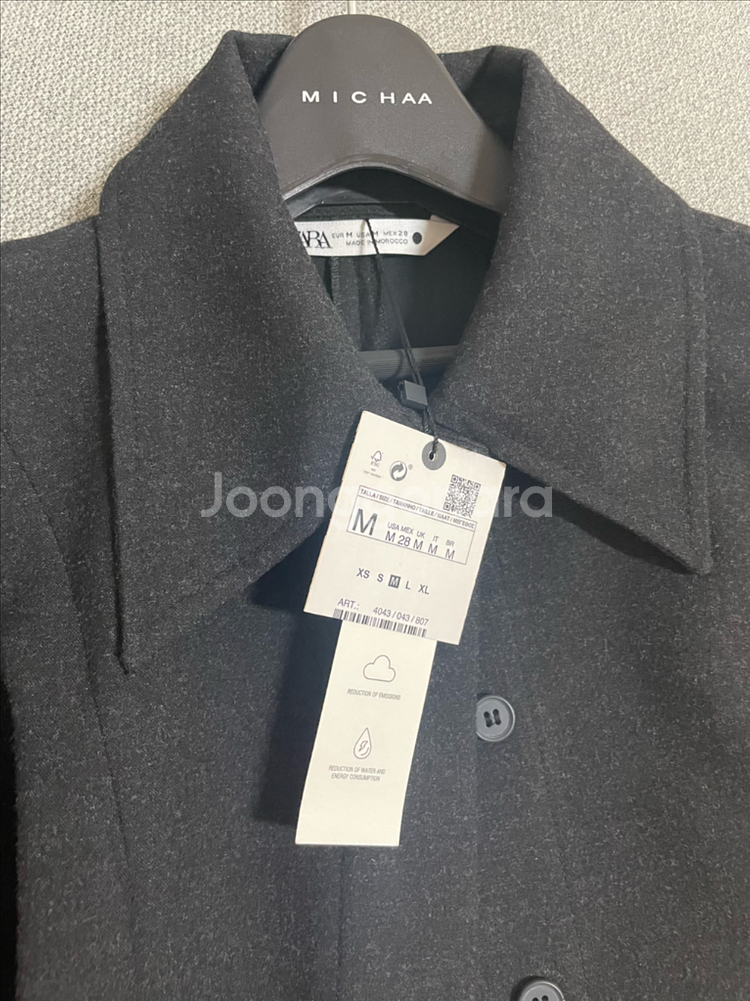 새상품) 자라 m 모직 자켓 한섬 랑방 구호 코스 마시모두띠 bcbg 닥스 빈폴 가니 비이커 구호 스타일--2