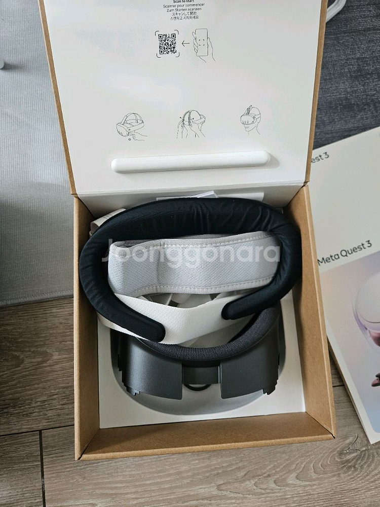 메타퀘스트3 512gb + 엘리트 스트랩 + amvr안면폼 + 파우치--4