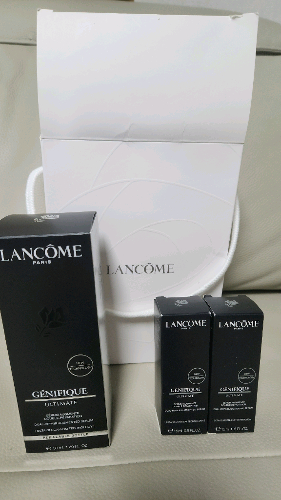 랑콤 제니피끄 얼티미트 세럼 50m15m 2 개--1