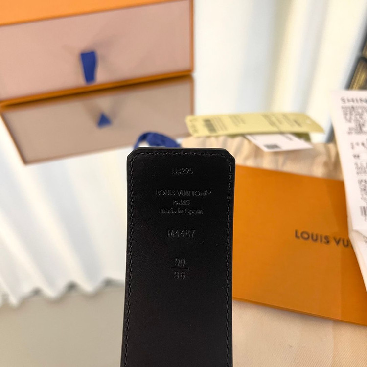 [정품] 루이비통 백화점판 신형 토뤼옹 LV 벨트--3