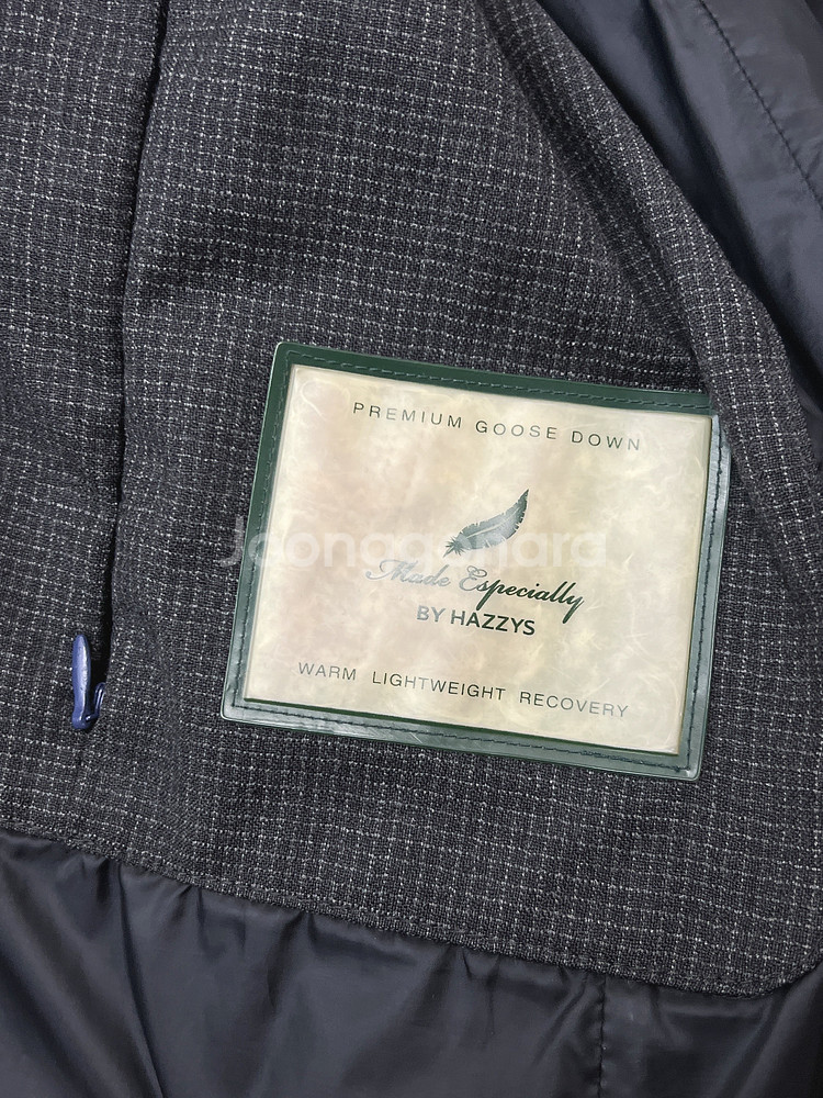 헤지스 남성 구스다운 패딩자켓 105--5