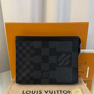[정품] 루이비통 다미에 그라파이트 보야주 클러치백 N60444