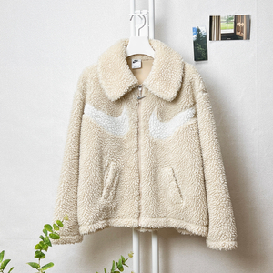 나이키 여성 스우시 쉐르파 플리스 뽀글이