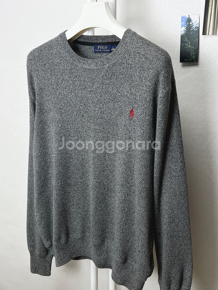 폴로 남성 코튼 니트 L--2