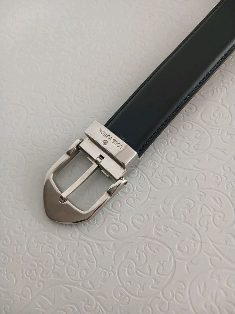 루이비통 양면 가죽벨트--2