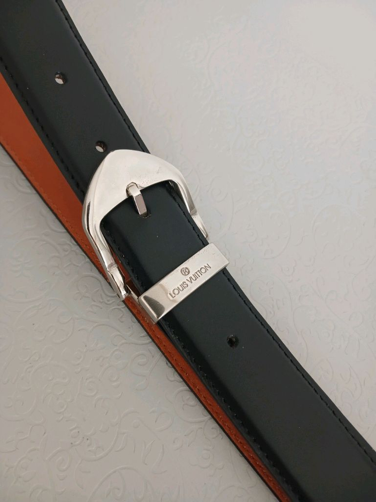 루이비통 양면 가죽벨트--3