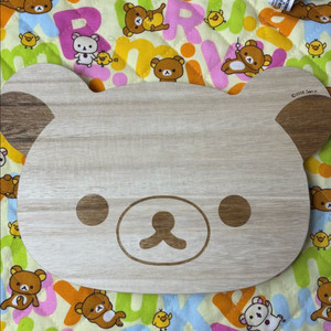 산엑스 리락쿠마 나무 도마 플레이트 [일본정품 새상품]