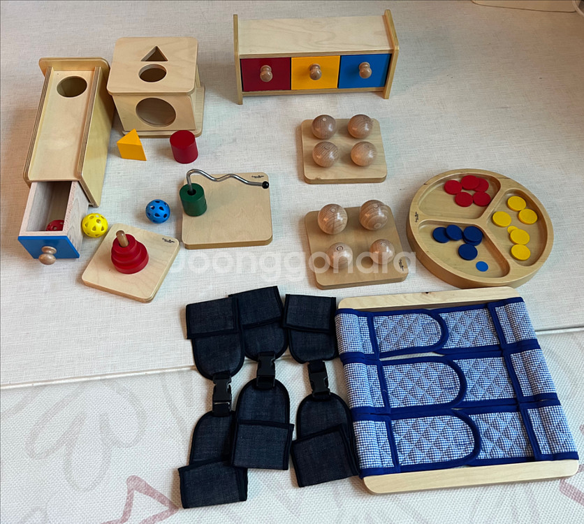 아가월드 밤비노 1,2 몬테소리 교구 세트--1