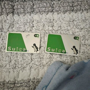 일본 스이카 교통 카드 2장
