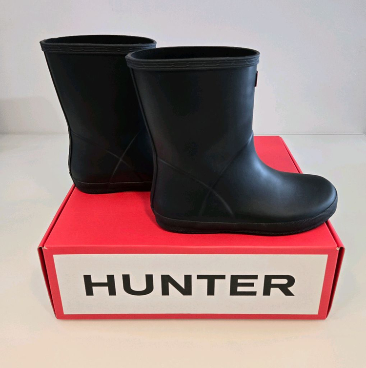 헌터 키즈 클래식 레인 부츠 / 장화 (UK2/210)--2