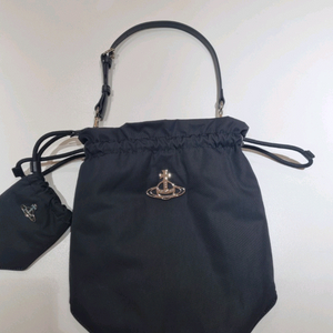 비비안 웨스트우드 드로스트링 파우치백 블랙