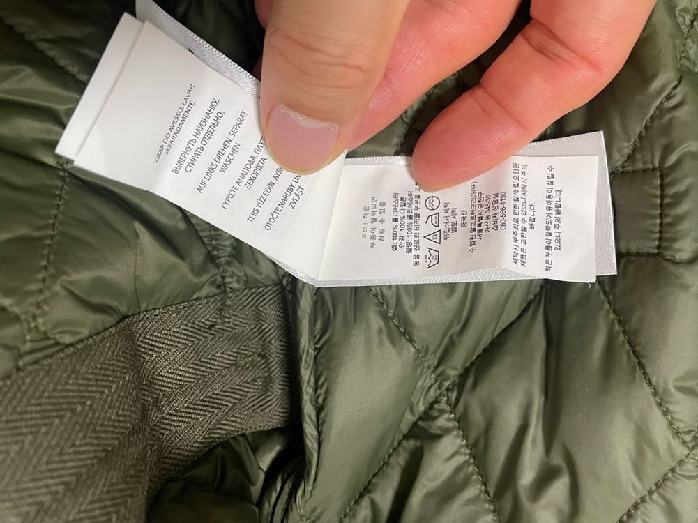 폴로 M 퀼팅 자켓 매장판--7