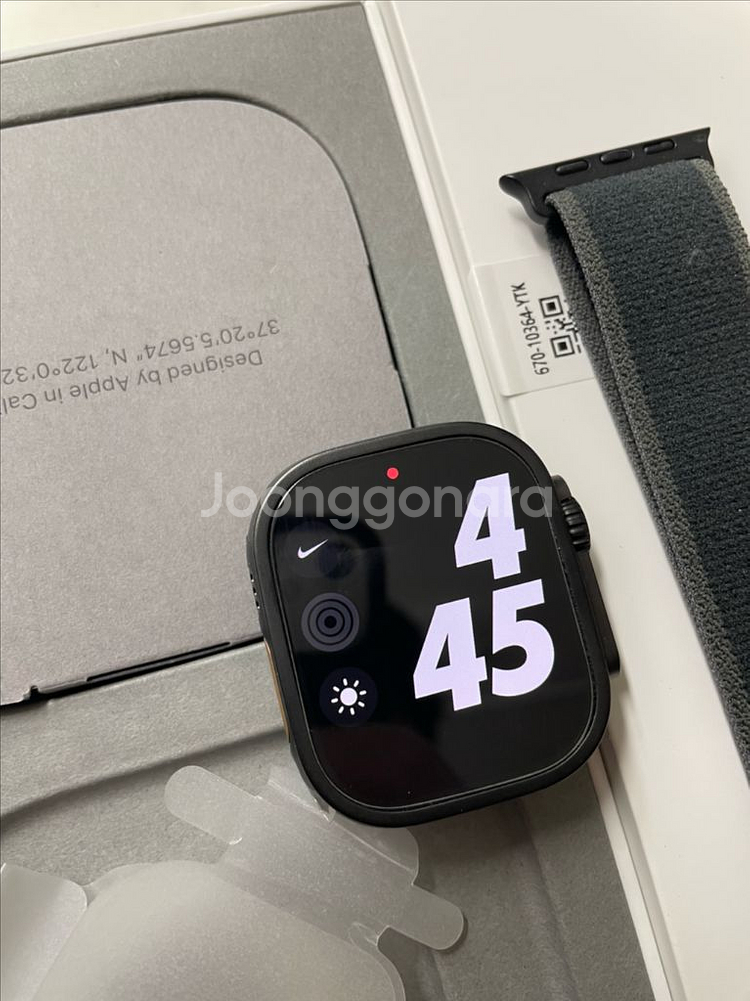 애플워치 울트라3 블랙 SSS급--1