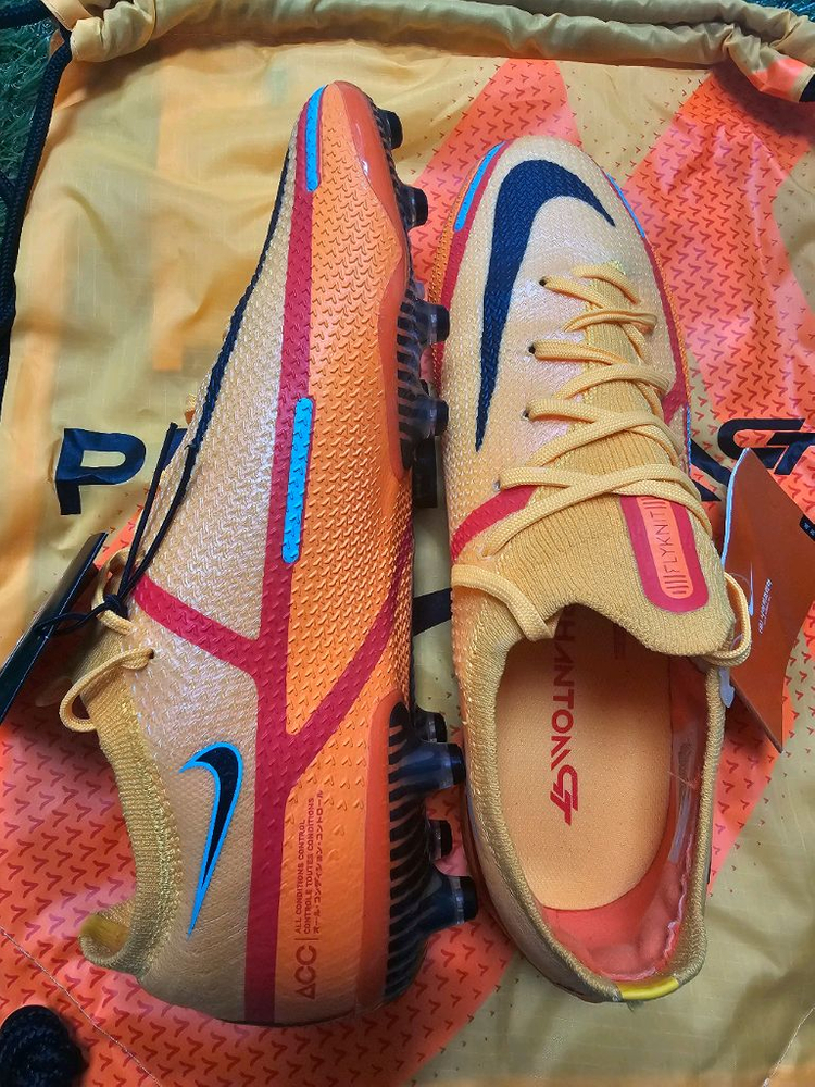 [새상품]나이키 팬텀GT2 엘리트 AG 블루프린트팩 255mm--4