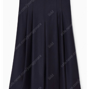 <택있음>COS테일러드 울 스코트(36/네이비)