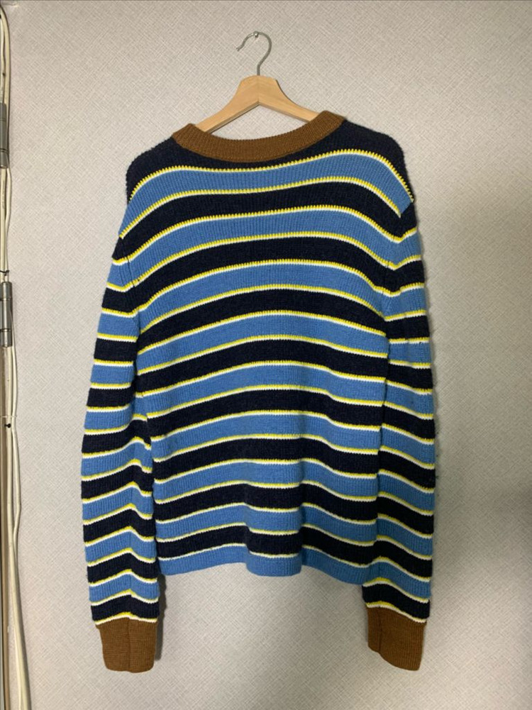 랑방 스트라이프 니트 S--1