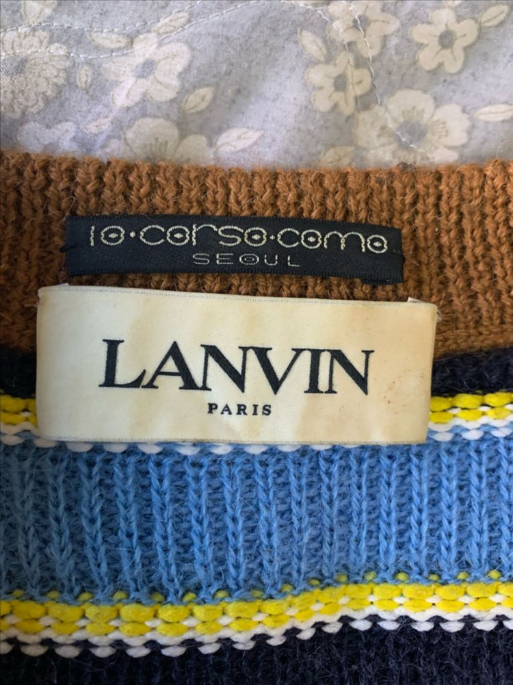 랑방 스트라이프 니트 S--2