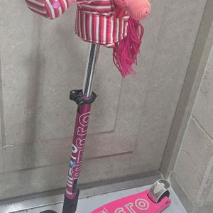 마이크로킥보드맥시 LED + 인형포함