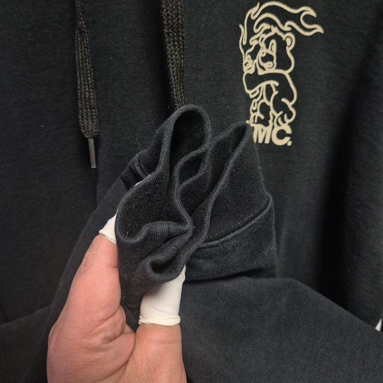 LMC 프린팅 후드티 블랙 M(상태A급) 이미지