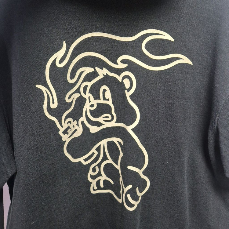 LMC 프린팅 후드티 블랙 M(상태A급) 이미지