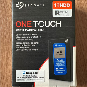 씨게이트 원터치 1TB 외장하드 새상품