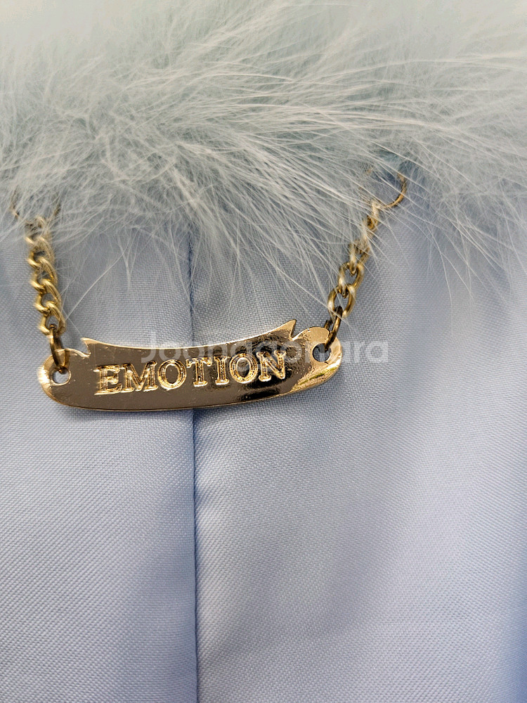 양털 폭스 모피조끼 55~66--5