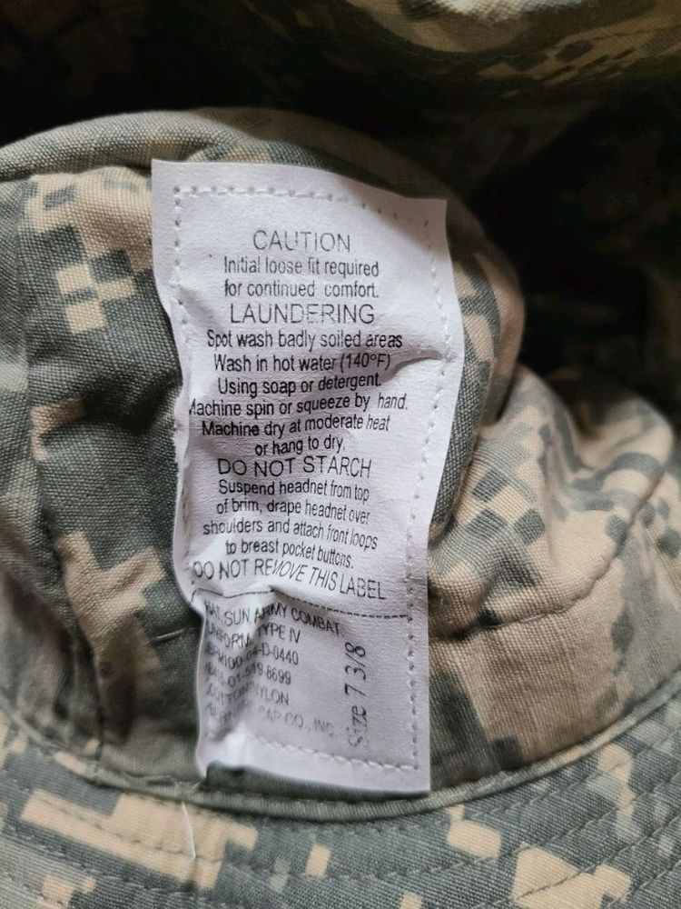 미군 오리지날 ACU 부니햇 신품 7 3/8(59)버나드--4