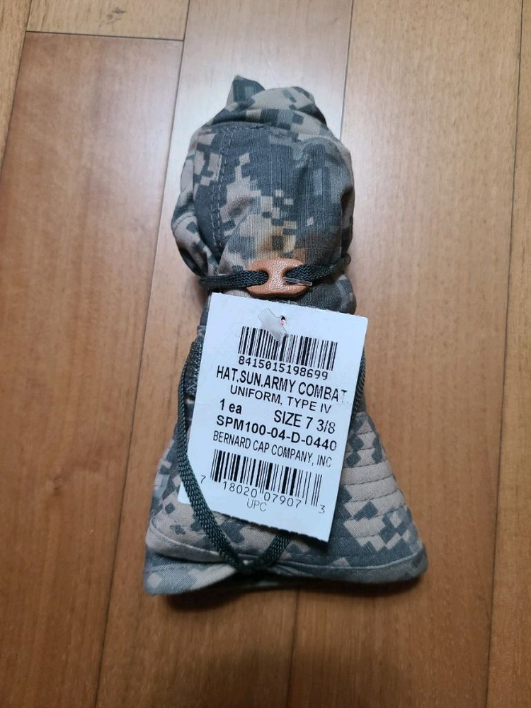 미군 오리지날 ACU 부니햇 신품 7 3/8(59)버나드--7