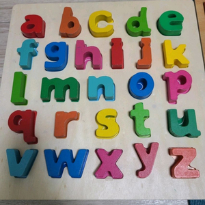 (알파벳. 숫자, 모양) 유아 퍼즐