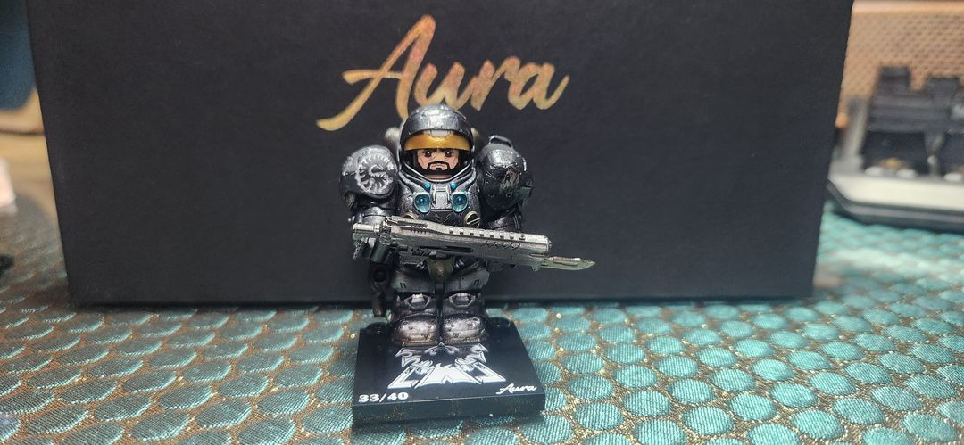 레고 커스텀피규어 [아우라/MF] 스타크래프트 - 짐레이너 / 마린매딕 이미지