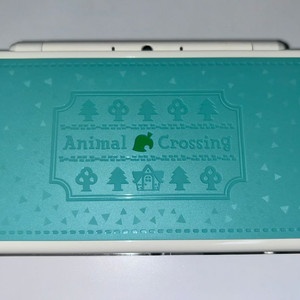 뉴닌텐도 동물의 숲 에디션 2ds 풀박 + 친모아(친구모아아파트) 알칩 판매 이미지