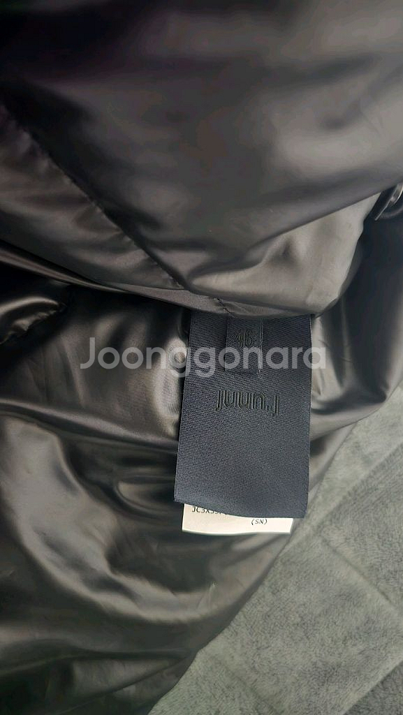 23fw 준지 189 숏 패딩 구스다운 점퍼 46사이즈(국내 100~105)--5