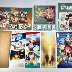 스파이패밀리 색지 TTT 티켓 스탠드 무비씰 굿즈 특전