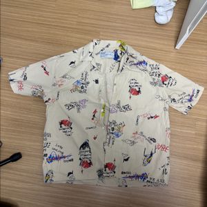 옛날에 백화점에서 샀던 하와이안 셔츠(프리 사이즈)