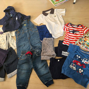 아기옷 일괄(폴로,짐보리,유니클로 등)