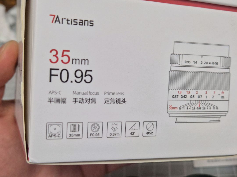 7아티산(7artisans) 35mm f0.95 (후지) 이미지