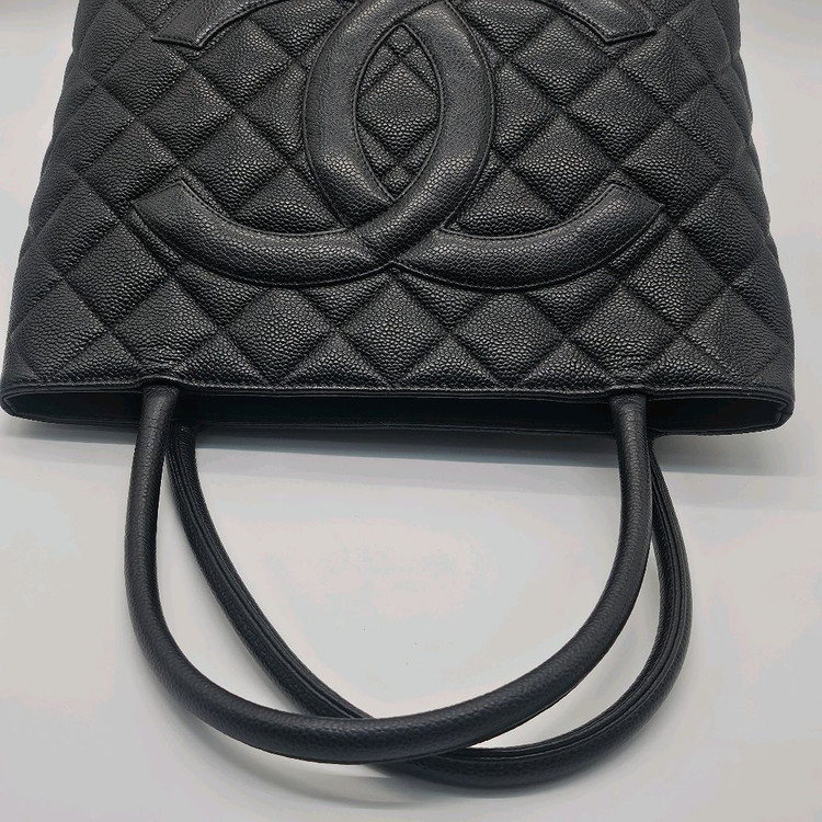 정품 샤넬 캐비어 코인백--6