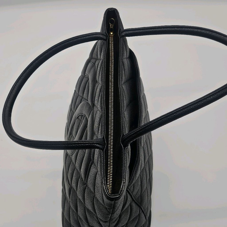 정품 샤넬 캐비어 코인백--7