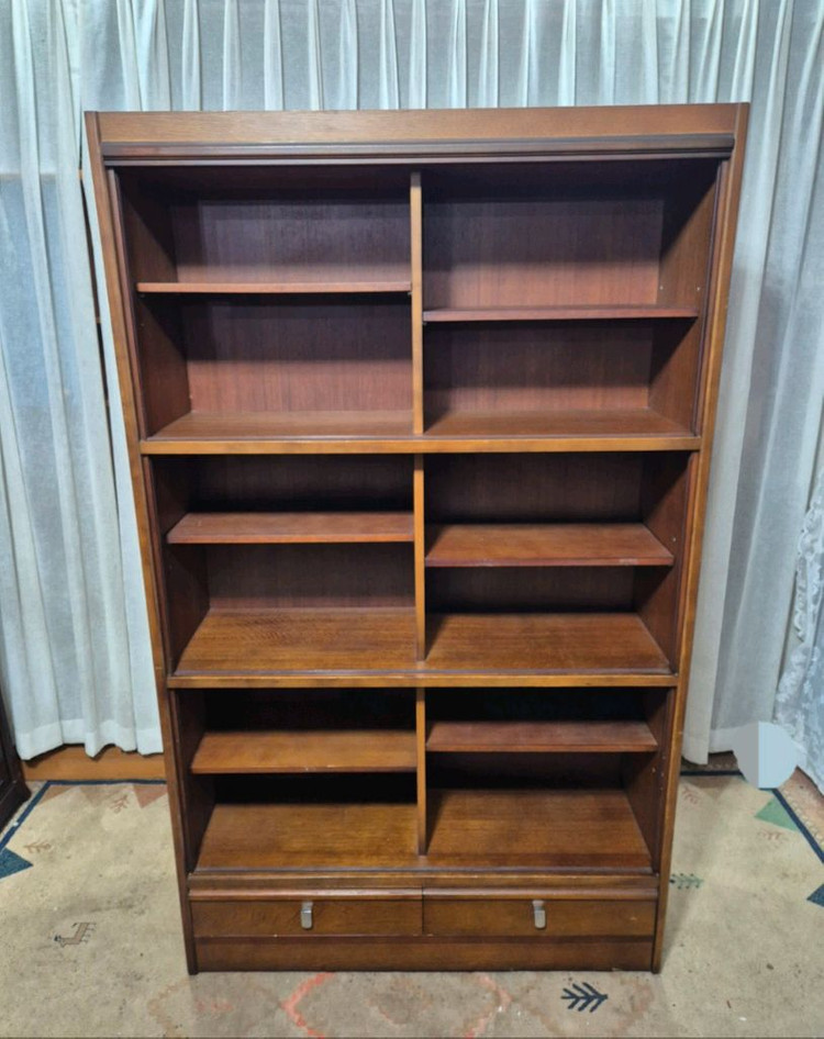 GERMANY 빈티지 수납 책장/진열장--1