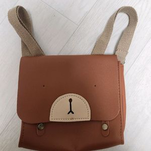 새상품)아동 가죽 백팩