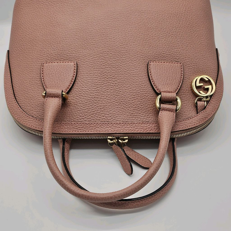 정품 구찌 인터로킹 돔 토트 숄더백--6