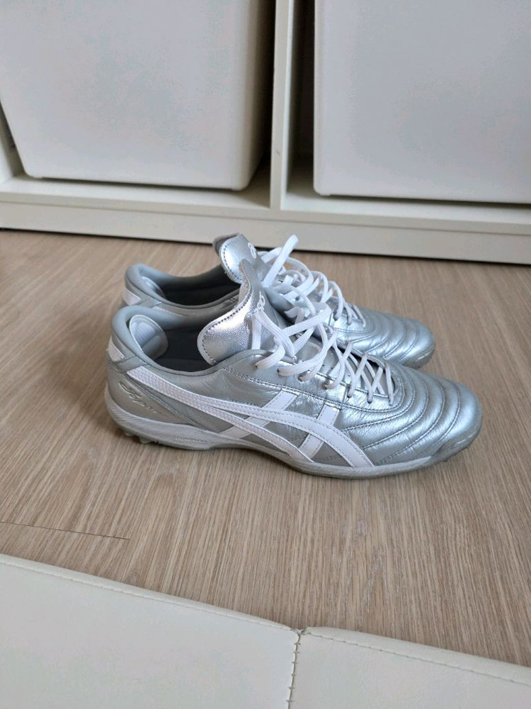 풋살화 실버 아식스 C3 캥거루가죽 275--1
