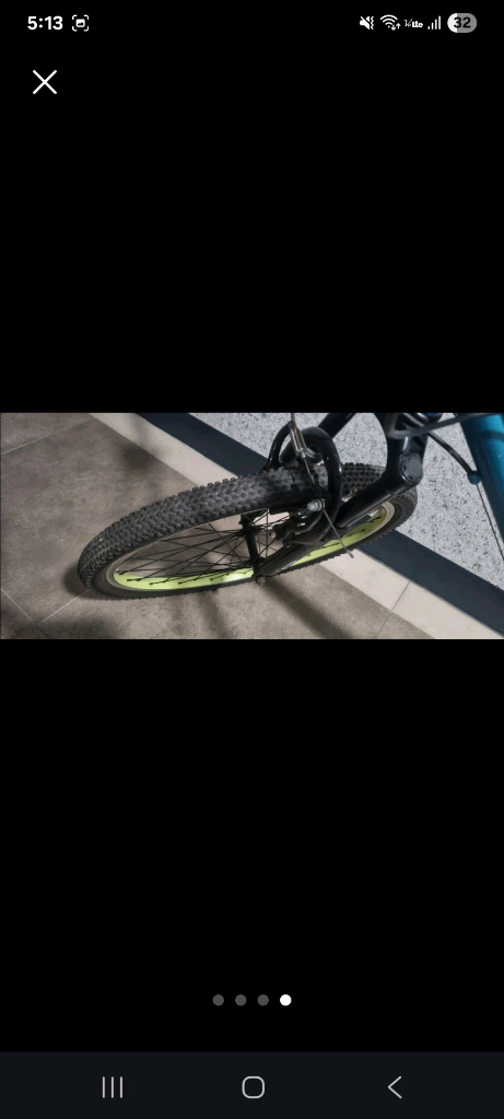 알톤 24인치 아동용 자전거 팝니다 이미지